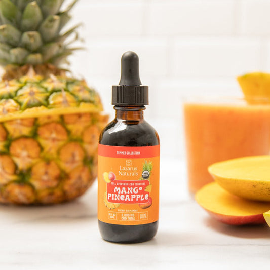 Aceite de CBD Lazarus Naturals Sabor Mango Piña 3000mg en 60ml