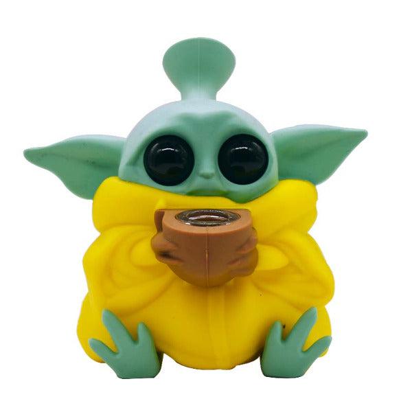 Bubbler de Silicona Baby Yoda