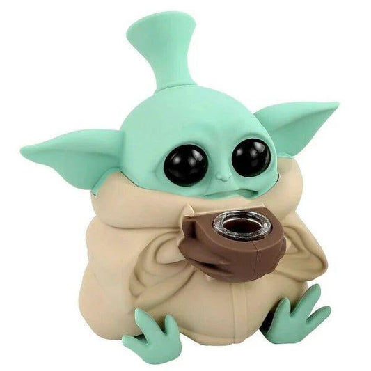 Bubbler de Silicona Baby Yoda