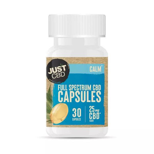 Capsulas de CBD en Gel 25mg Calm | JustCBD