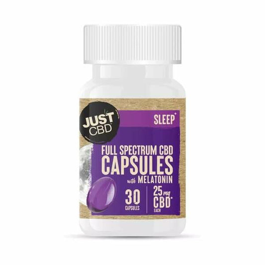 Capsulas de CBD en Gel 25mg Sleep | JustCBD