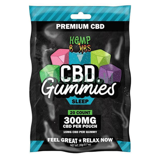 Gomitas Con CBD 300 mg Melatonina (Descanso) | Hemp Bombs