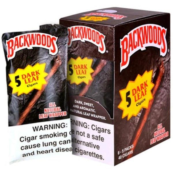 Backwoods Cigaros 5 Pack - GreenGold Vape Shop - Papeles para rolar