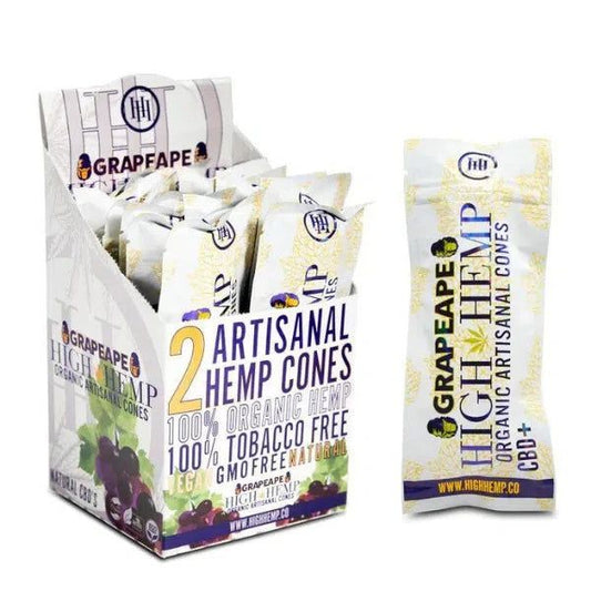 Conos Organicos GrapeApe | High Hemp - GreenGold Vape Shop - Papeles para rolar