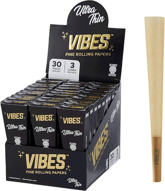 Conos Vibes King Size 3 Pack - GreenGold Vape Shop - Papeles para rolar