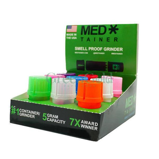 Contenedor de Vacio con Grinder Mediano | Medtainer - GreenGold Vape Shop - Accesorios