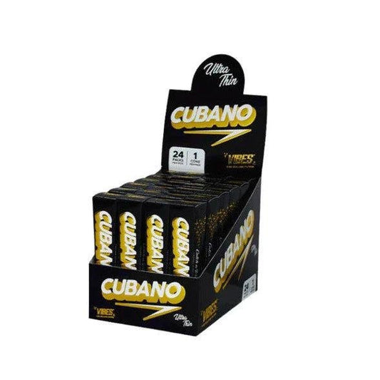 Cubano Cono Ultra Delgado | VIBES - GreenGold Vape Shop - Papeles para rolar