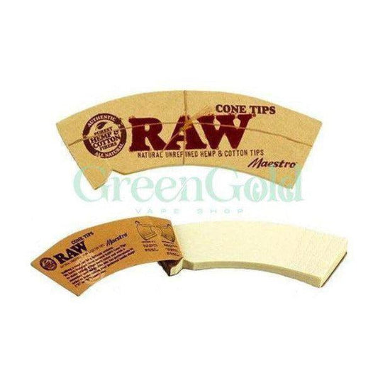 Filtros para Cono Maestro | RAW - GreenGold Vape Shop - Papeles para rolar