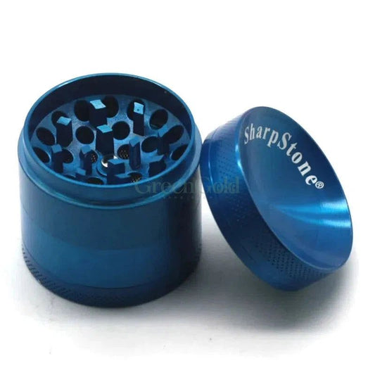 Grinder Magnetico 4 Piezas Chico con Recolector de Polen | SharpStone - GreenGold Vape Shop - Accesorios