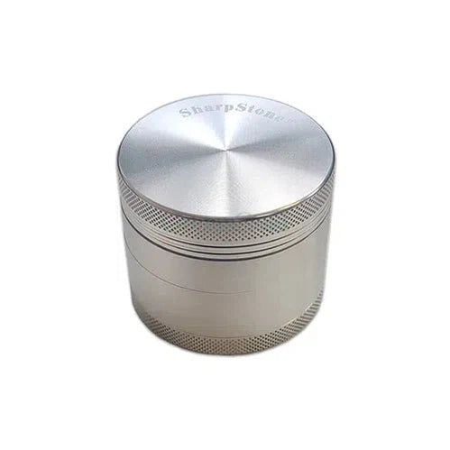 Grinder Magnetico 4 Piezas Grande con Recolector de Polen | SharpStone - GreenGold Vape Shop - Accesorios