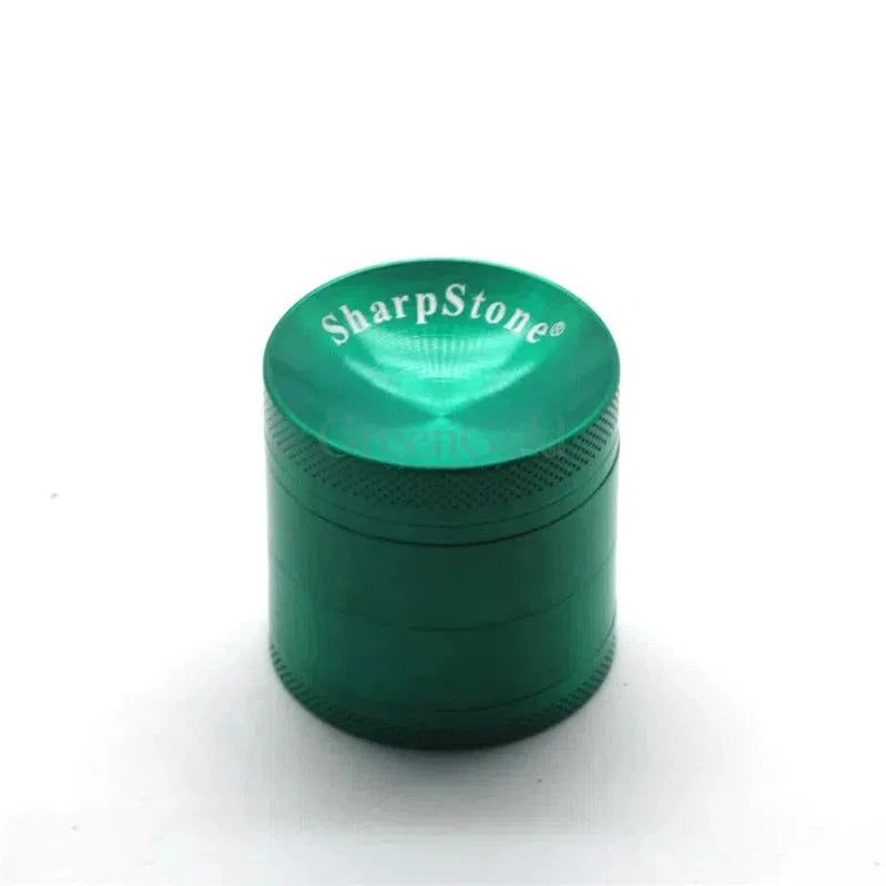 Grinder Magnetico 4 Piezas Grande con Recolector de Polen | SharpStone - GreenGold Vape Shop - Accesorios