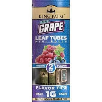 King Palm 2 Minis pre - rolados 1G Blue Grape - GreenGold Vape Shop - Prerolls