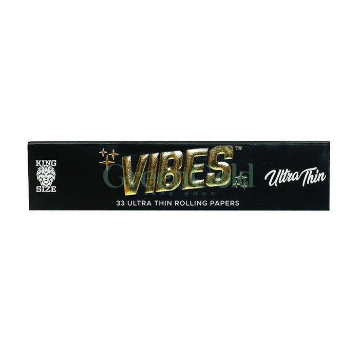 Papel para Rolar Ultra Thin King Size | VIBES - GreenGold Vape Shop - Papeles para rolar