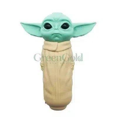 Pipa de Mano de Silicona 5¨ Baby Yoda - GreenGold Vape Shop - Pipas