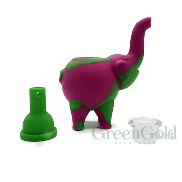 Pipa de silicona | Elefante - GreenGold Vape Shop - Pipas