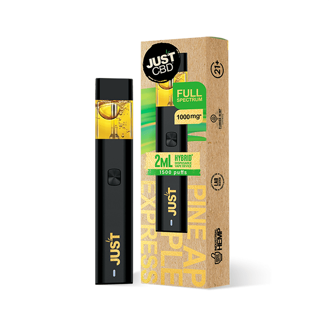 Vape Desechable de Resina Viva Just CBD 1000 mg 2 ml con 1500 puffs - GreenGold Vape Shop - Vaporizador de cartucho