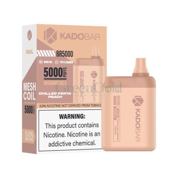 Vaporizador Kadobar 5000 5% Disposable - GreenGold Vape Shop - Vaporizador