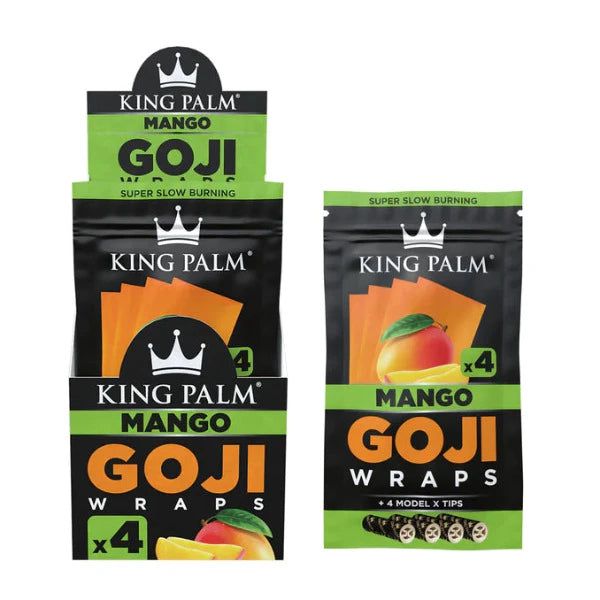 Wraps Goji | King Palm - GreenGold Vape Shop - Papeles para rolar