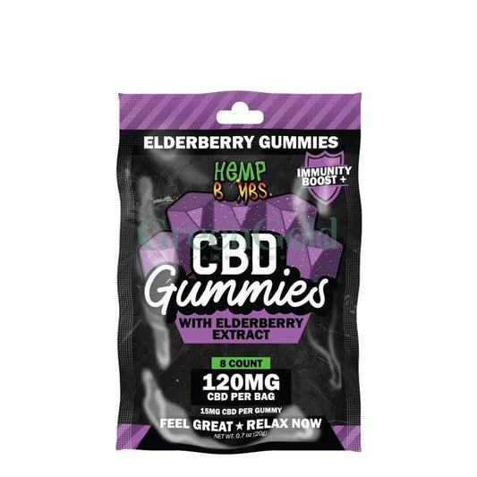 Gomitas Con CBD 120 mg (Sistema Inmunológico) | Hemp Bombs - GreenGold Vape Shop - CBD